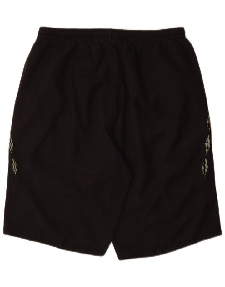 Pantaloni scurți sport Umbro pentru bărbați XL poliester geometric negru