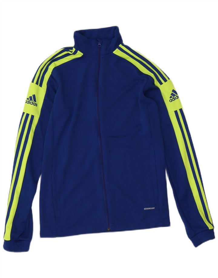 Jachetă de top Adidas Aeroready Graphic pentru bărbați, albastru, color block
