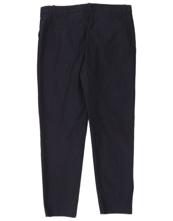 Pantaloni chino pentru femei cu talie înaltă Marks & Spencer UK 16 Large W34 L28 Bleumarin B