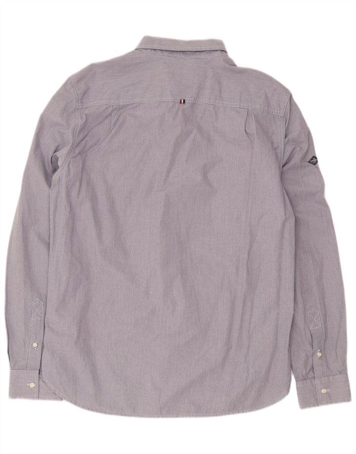 Cămașă pentru bărbați Superdry XL bleumarin, bumbac cu dungi