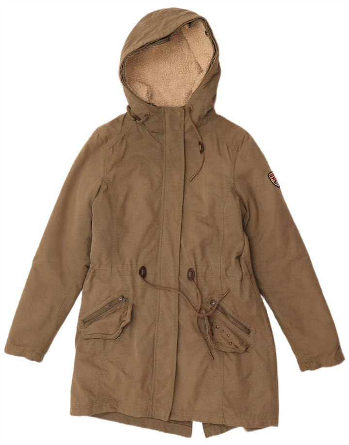 Jachetă parka supradimensionată pentru femei Tommy Hilfiger UK 10 Mic Kaki