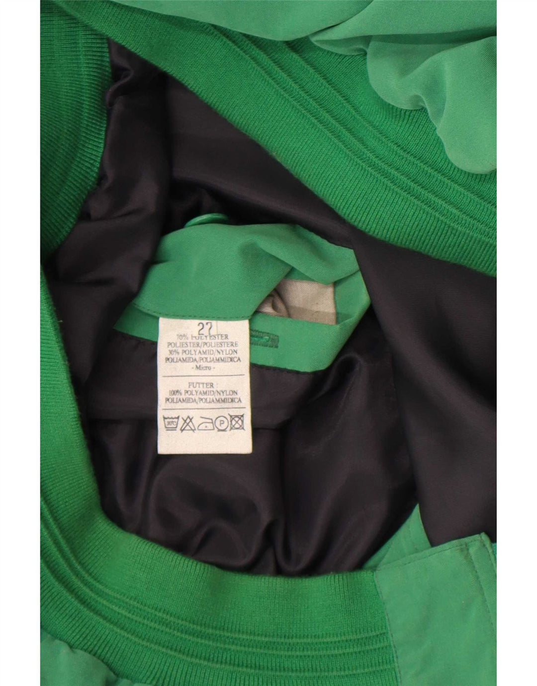 Bomber Vintage pentru bărbați UK 42 XL Poliester verde