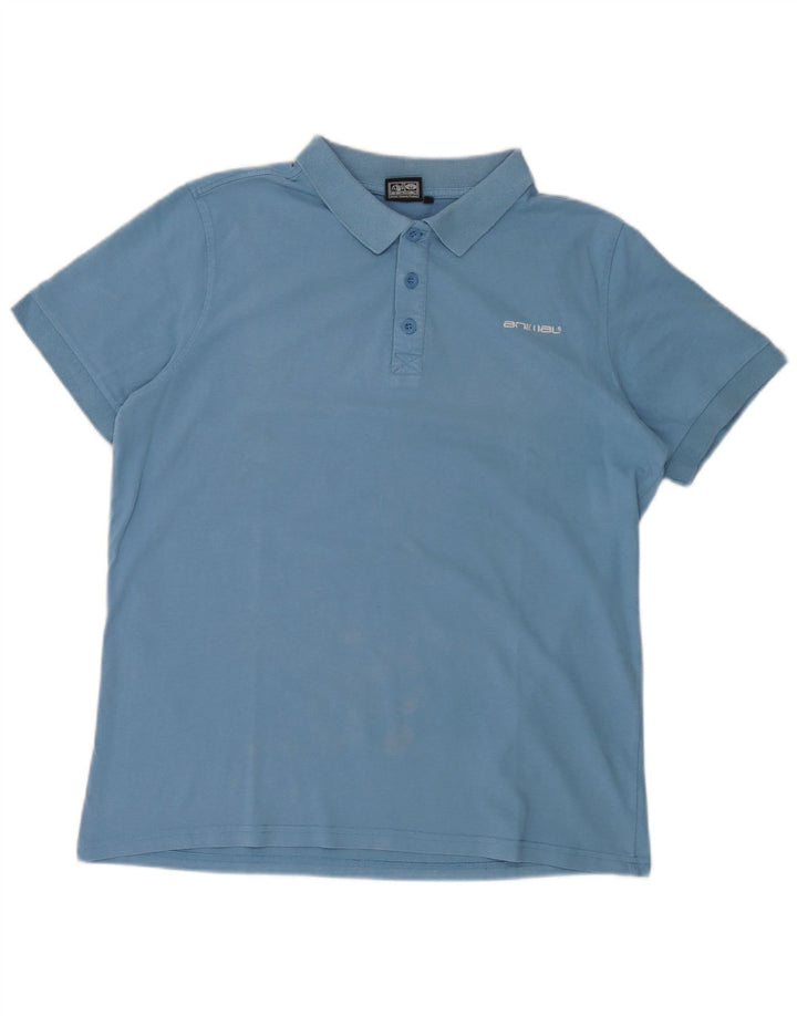 Tricou polo Animal pentru bărbați, mare, albastru, bumbac