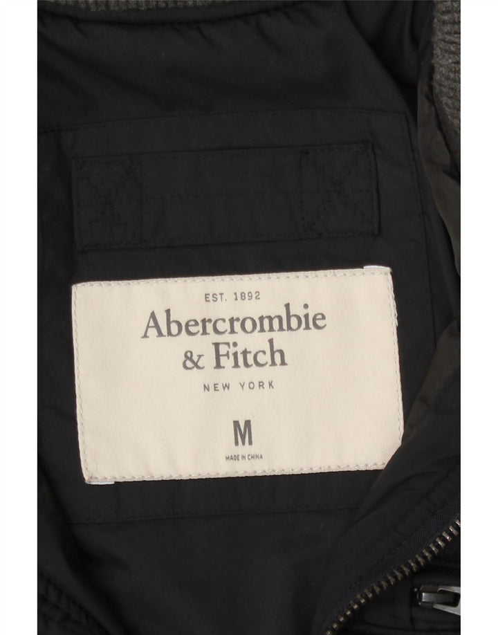 Jachetă matlasată pentru bărbați Abercrombie & Fitch UK 38 Poliester mediu negru