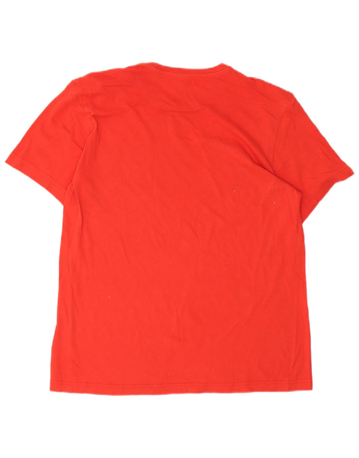 Tricou grafic Reebok pentru bărbați Top mare bumbac roșu