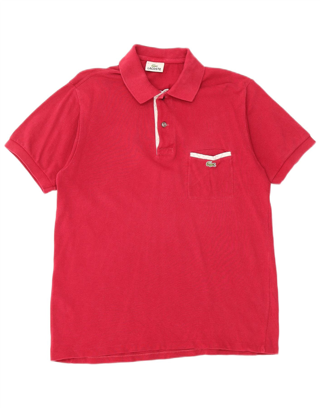 Tricou polo pentru bărbați LACOSTE Mărimea 3 Bumbac roz mic