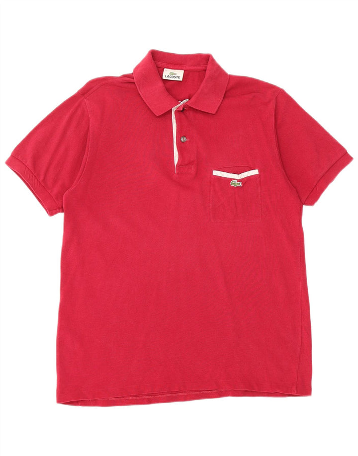 Tricou polo pentru bărbați LACOSTE Mărimea 3 Bumbac roz mic
