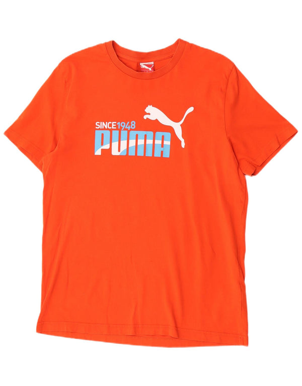 Tricou grafic Puma pentru bărbați Top mare portocaliu