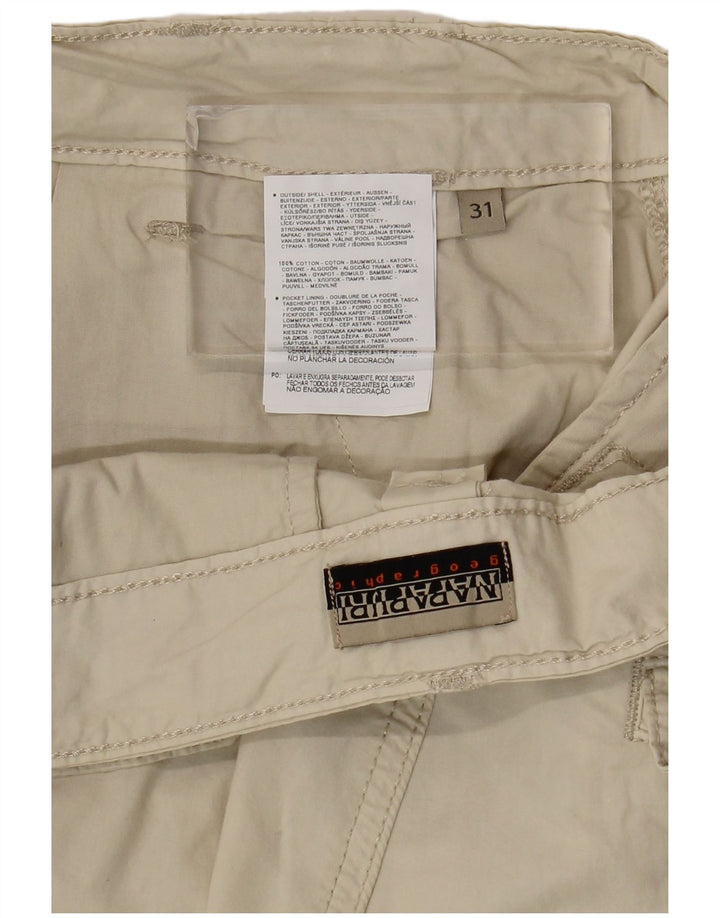 Pantaloni scurți cargo Napapijri pentru bărbați W31 bumbac mediu bej