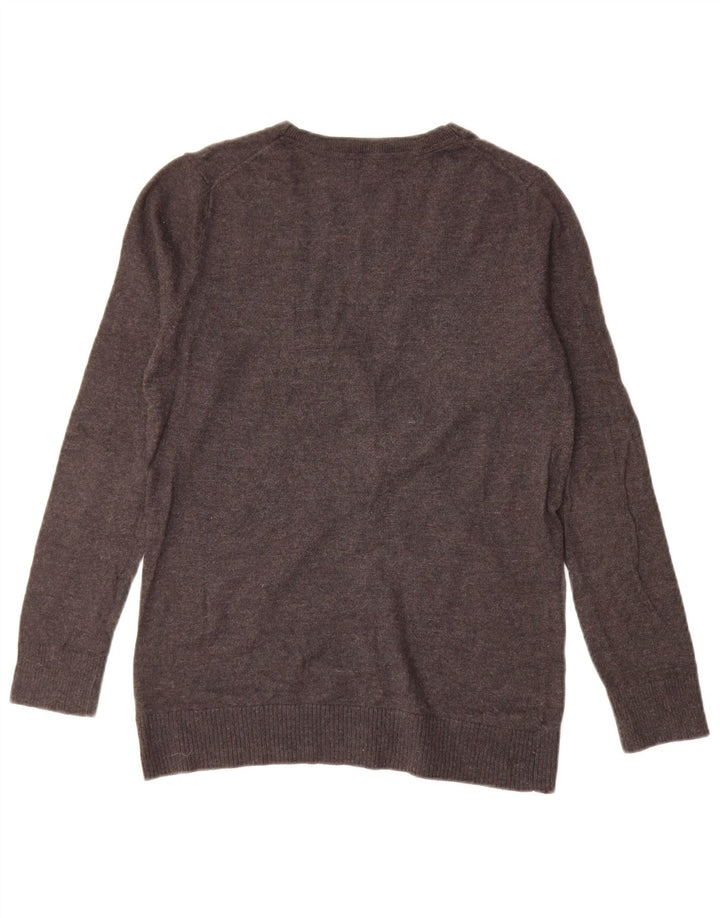 Pulover cardigan pentru femei Gap UK 14 bumbac gri mediu