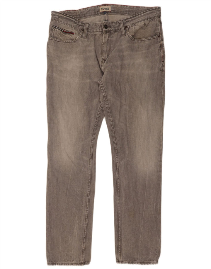 Blugi slim pentru bărbați Tommy Hilfiger W36 L34 gri
