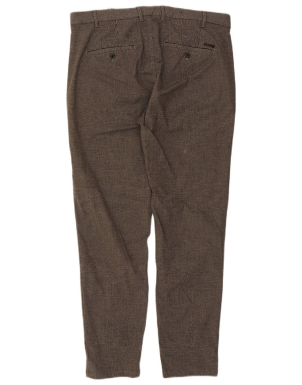 Pantaloni chino slim pentru bărbați Zara EU 46 XL W36 L28 Gri Poliester