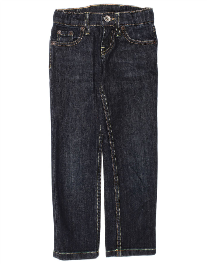 Blugi drepti pentru baieti LEVI'S 3-4 ani W20 L18 bleumarin bumbac