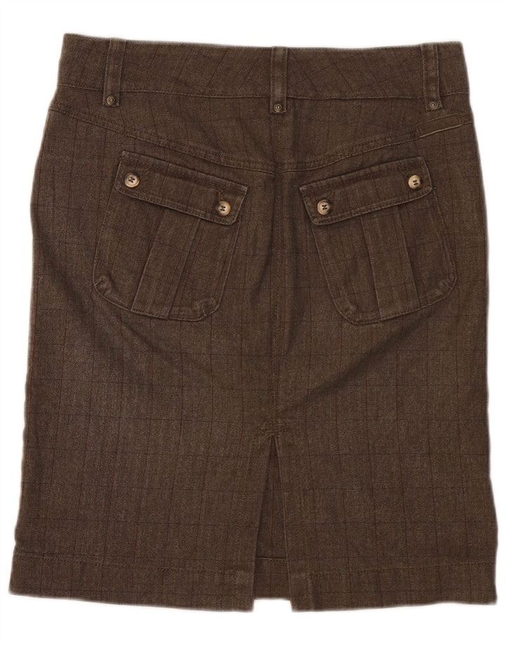 Fusta cargo pentru femei Marlboro Classics EU 42 Large W32 Brown Herringbone