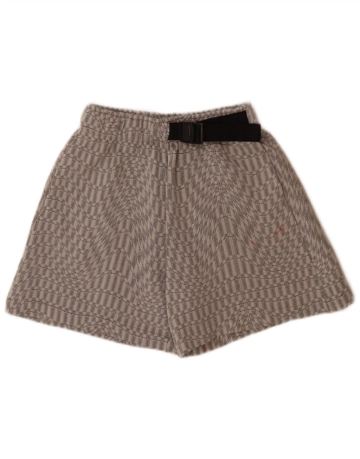 Pantaloni scurți sport Nike pentru femei UK 6 XS Gri Geometric Poliester