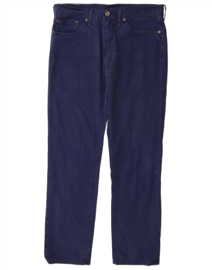 Pantaloni casual 511 slim LEVI'S pentru bărbați, L31 L30, bumbac bleumarin