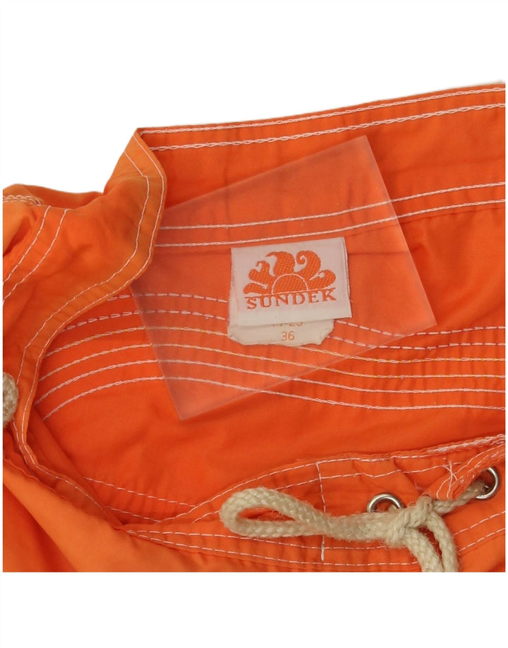 Sundek Pantaloni scurți de înot pentru bărbați, nailon mare portocaliu
