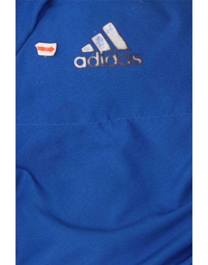 Gilet căptușit reversibil cu glugă ADIDAS UK 42 XL Albastru
