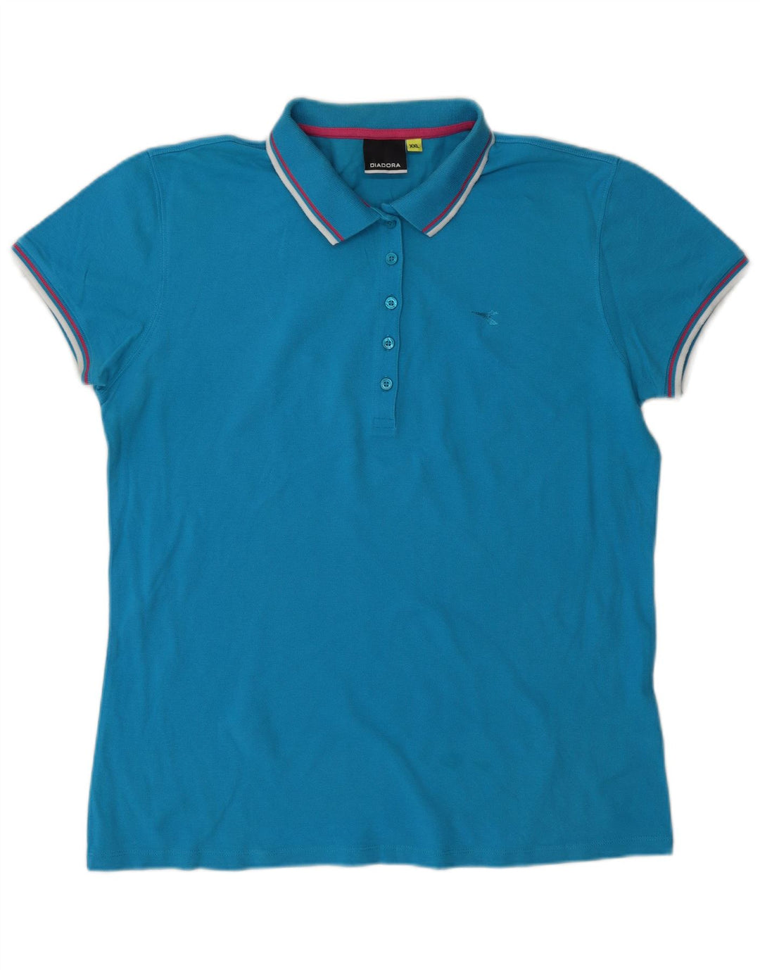DIADORA Tricou Polo Femei UK 20 2XL Albastru