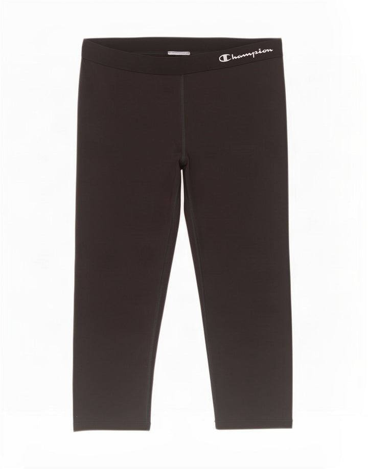 Legging Capri cu grafic pentru femei Champion UK 14 Medium Black