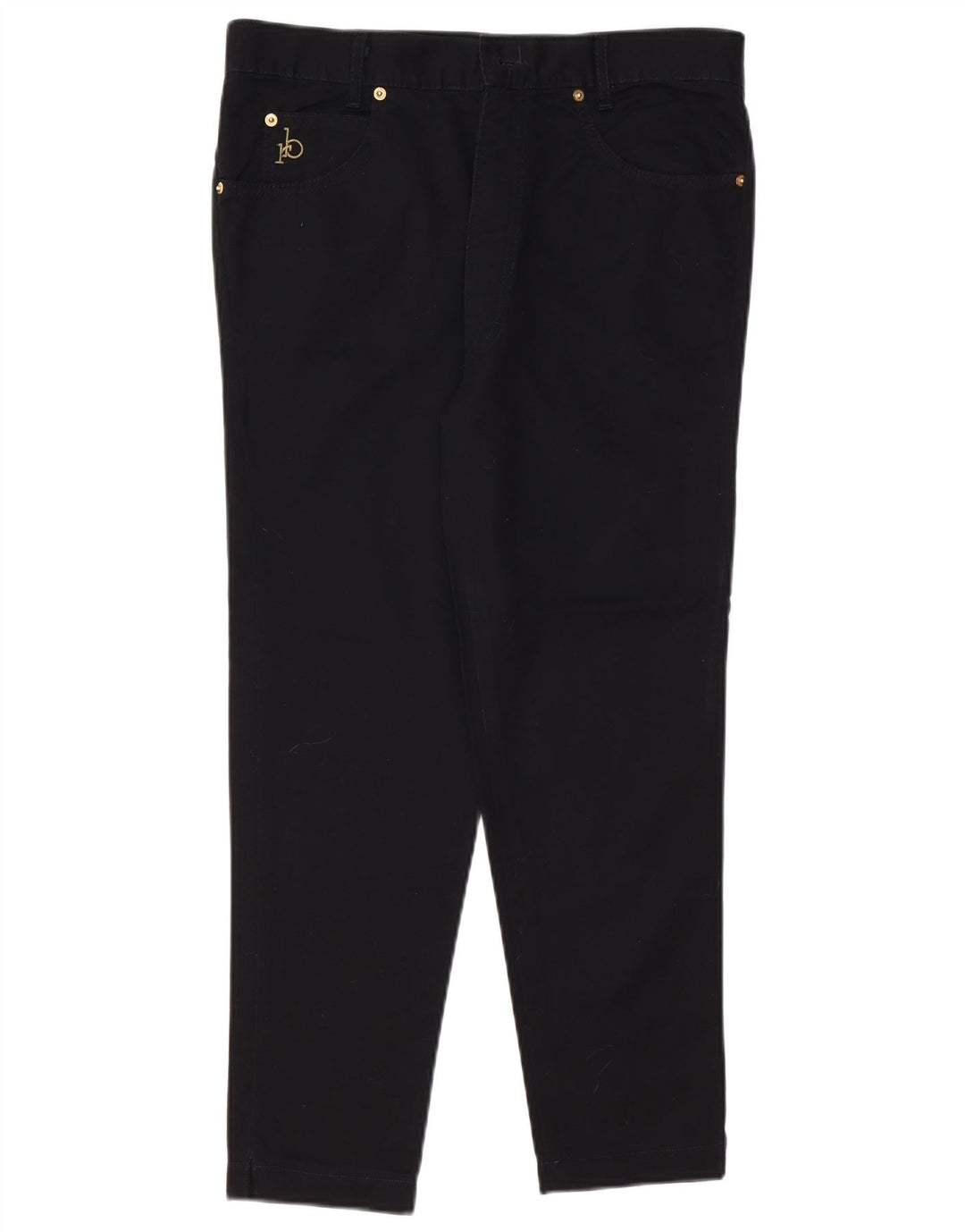 ROCCOBAROCCO Blugi de damă slim cropped IT 48 XL W34 L25 bumbac negru