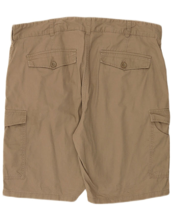 Pantaloni scurți cargo pentru bărbați Mountain Warehouse W38 XL din bumbac kaki