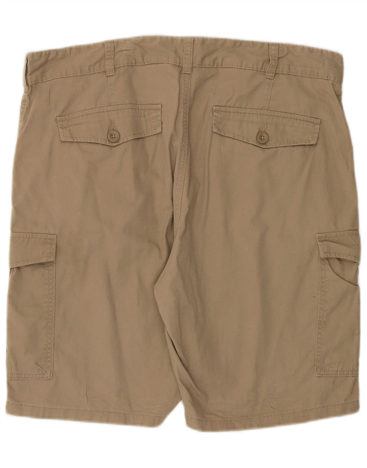 Pantaloni scurți cargo pentru bărbați Mountain Warehouse W38 XL din bumbac kaki