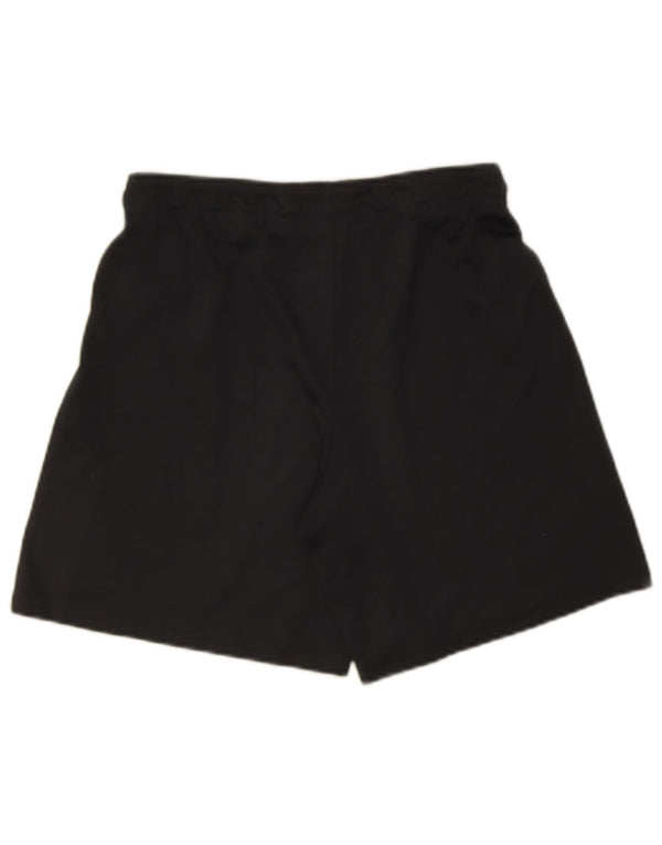 Nike Boys Dri Fit Graphic Sport Shorts 12-13 Years Large Black Polyester