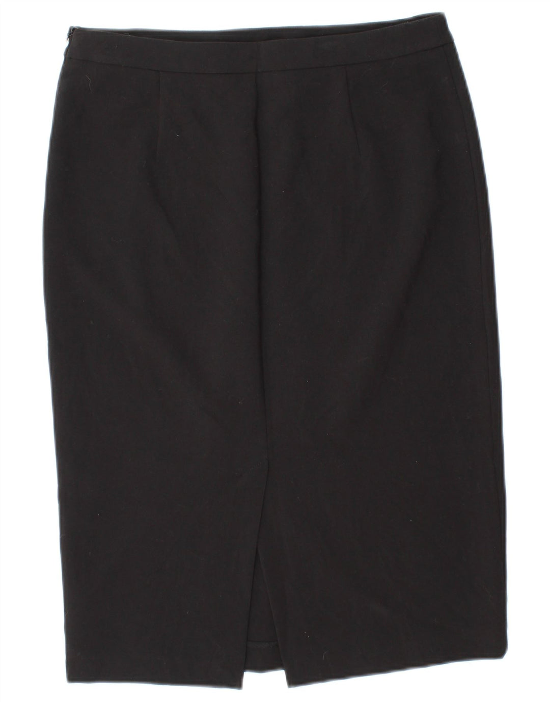 Fusta dreaptă Moschino pentru femei UK 12 Medium W30 Poliester negru