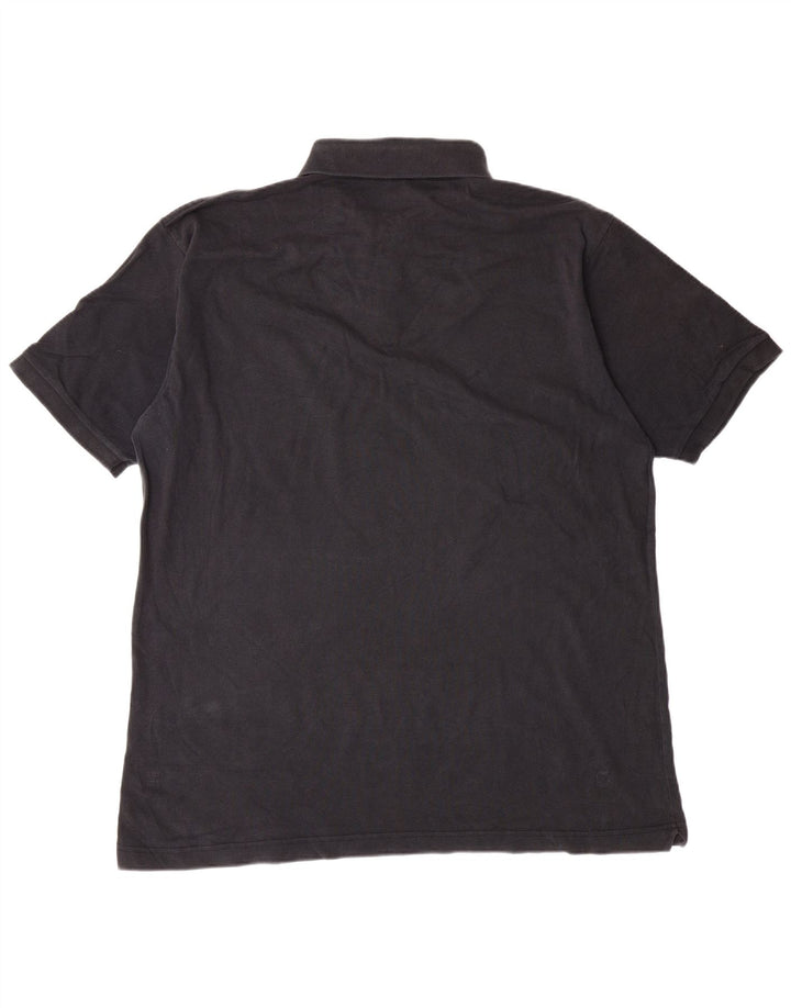KAPPA Mens Polo Shirt 2XL Black Cotton