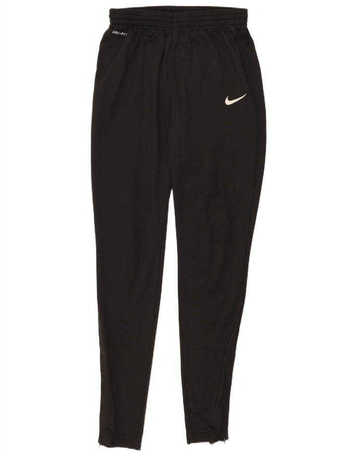 Pantaloni de trening NIKE Dri Fit pentru bărbați, poliester negru mic