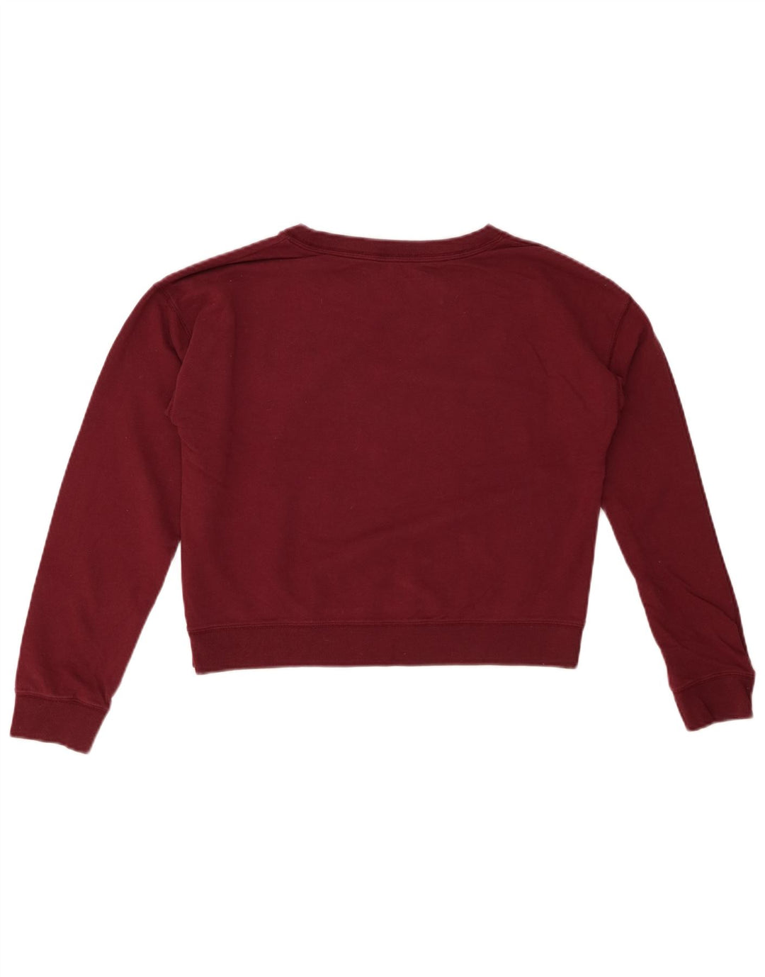 JACK WILLS Pulover oversize crop pentru femei UK 8 Maroon mic