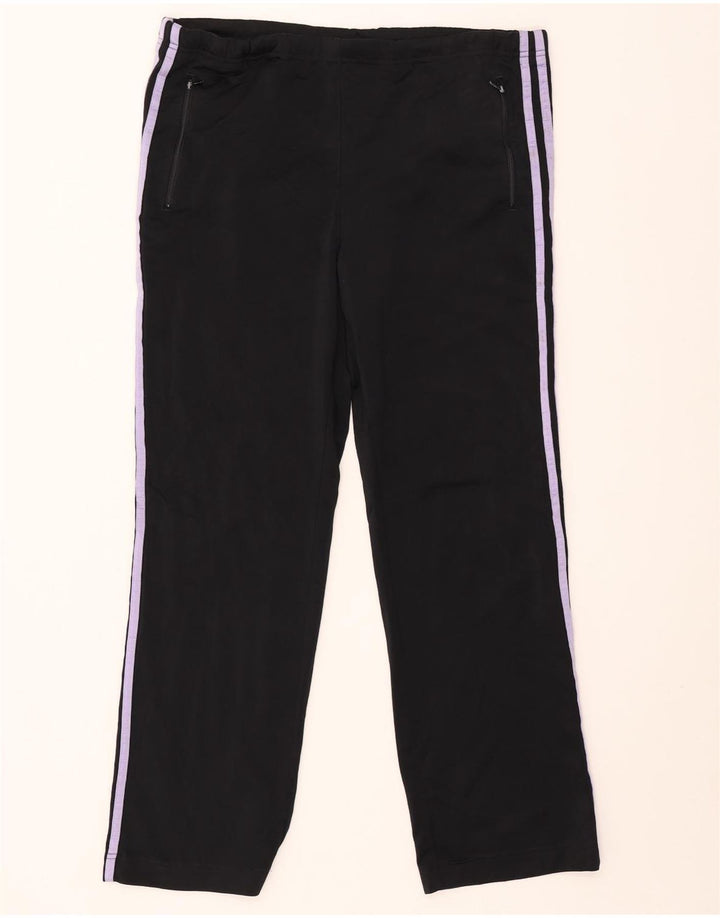 Pantaloni de trening ADIDAS pentru femei UK 14 Medium Black