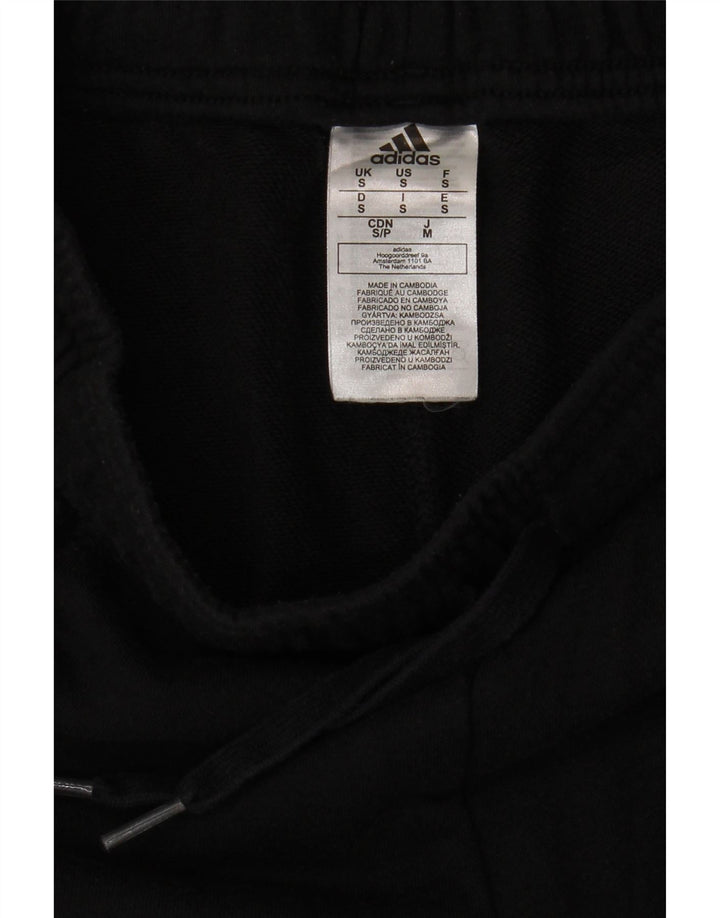 Pantaloni de trening ADIDAS pentru bărbați, bumbac negru mic
