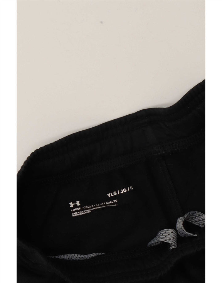 Pantaloni de trening Under Armour pentru băieți 11-12 ani, mari, gri, color block