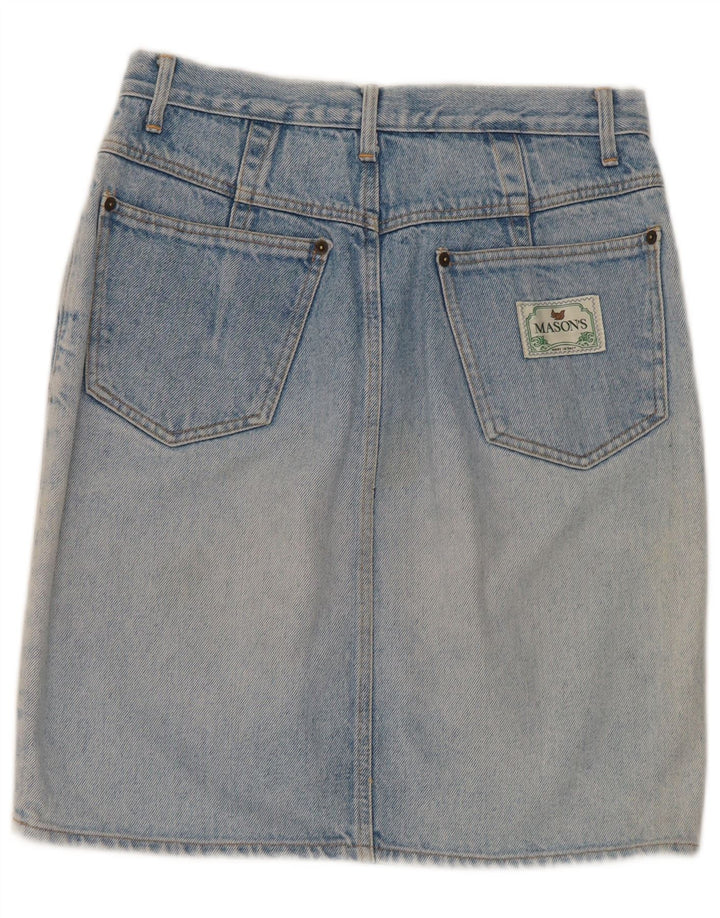 Fusta de blugi pentru femei Mason's W28 Medium Blue