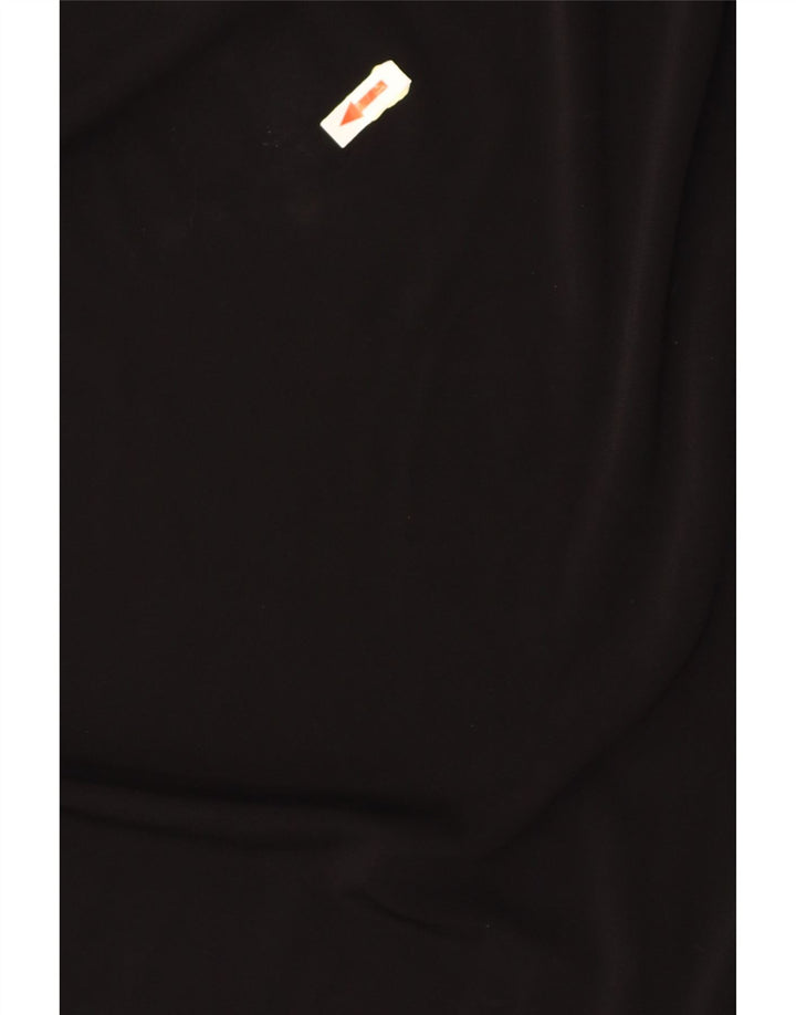 DKNY Rochie tunică liliac pentru femei UK 16, mare, neagră, viscoză