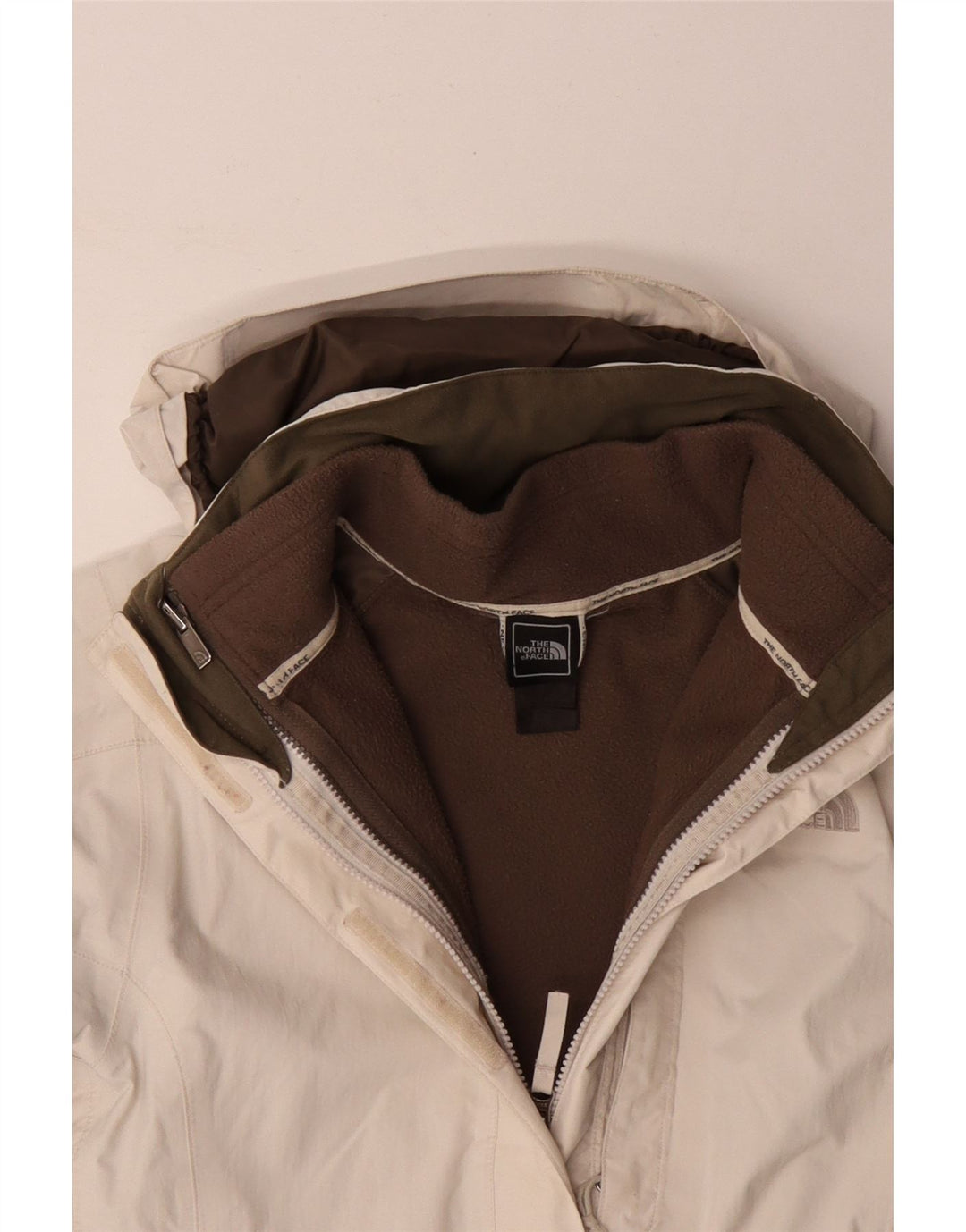 Jachetă Windbreaker pentru femei The North Face UK 14 Medium Off White Poliester