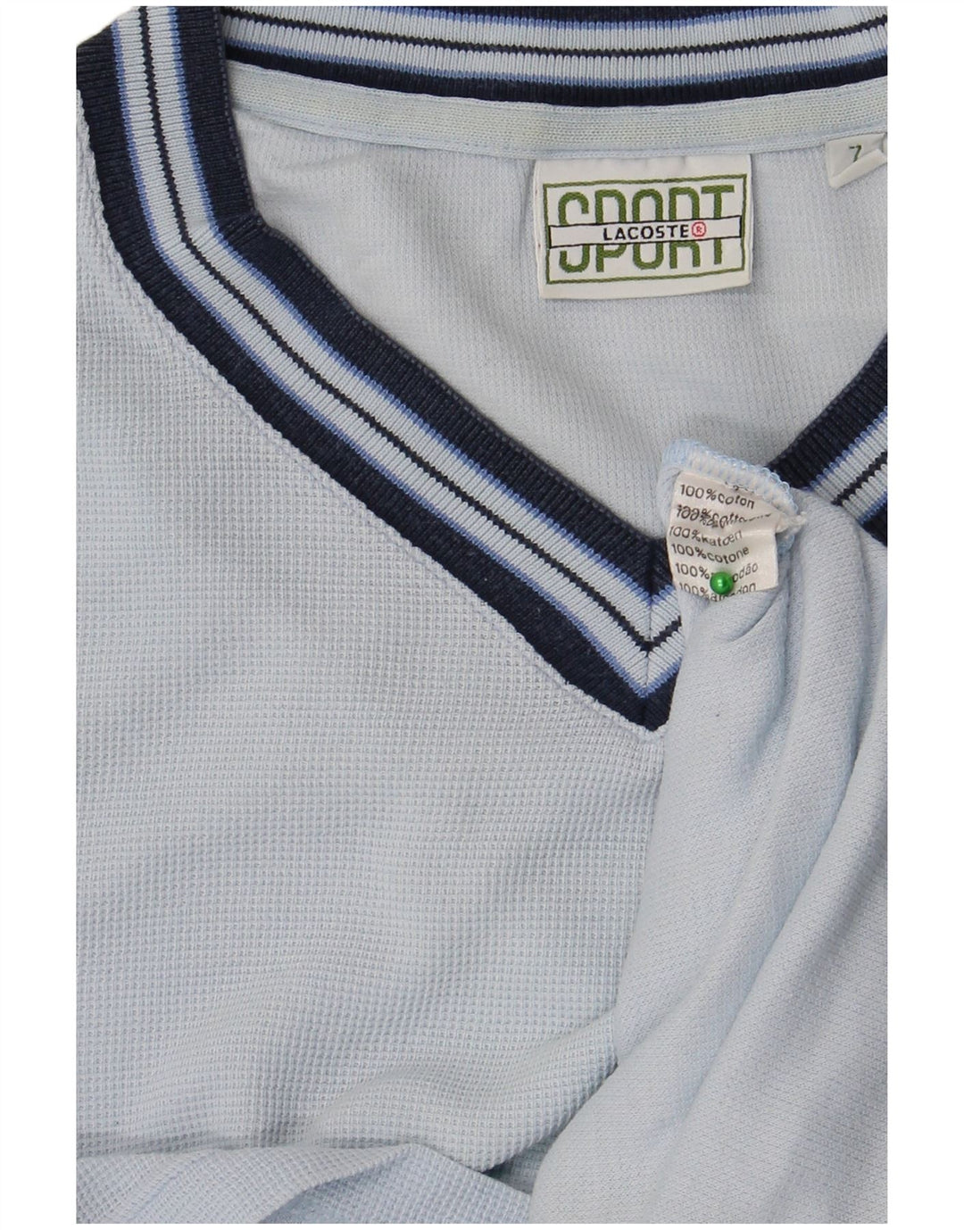 Tricou Bărbați LACOSTE Top Marimea 7 2XL Bumbac Albastru