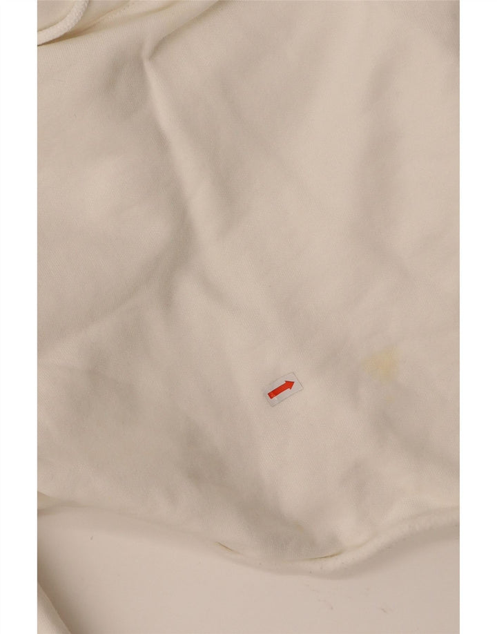 Pulover pentru damă CHAMPION Crop Hoodie UK 10 mic bumbac alb