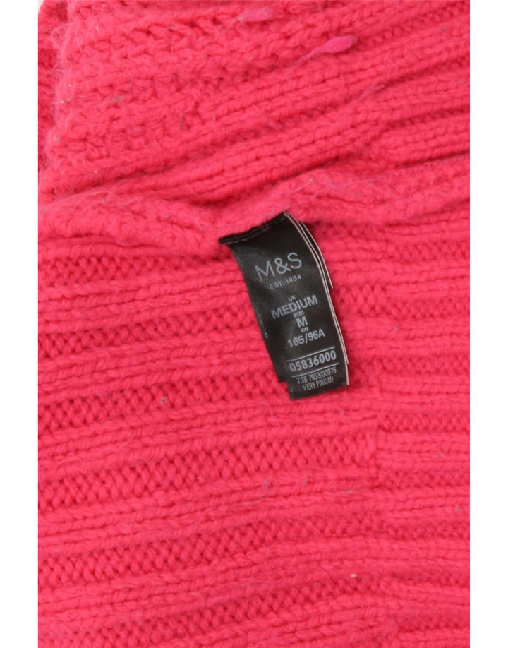 Pulover cu gât țestoasă pentru femei Marks & Spencer UK 12 Roz mediu