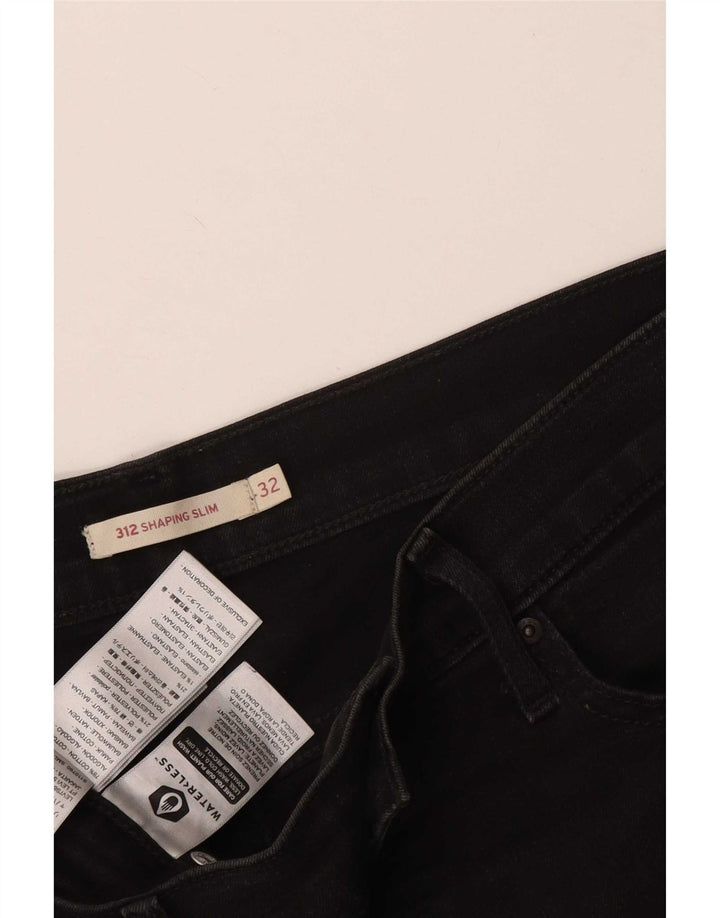 Blugi Levi's 312 Shaping Slim W32 L30 bumbac negru