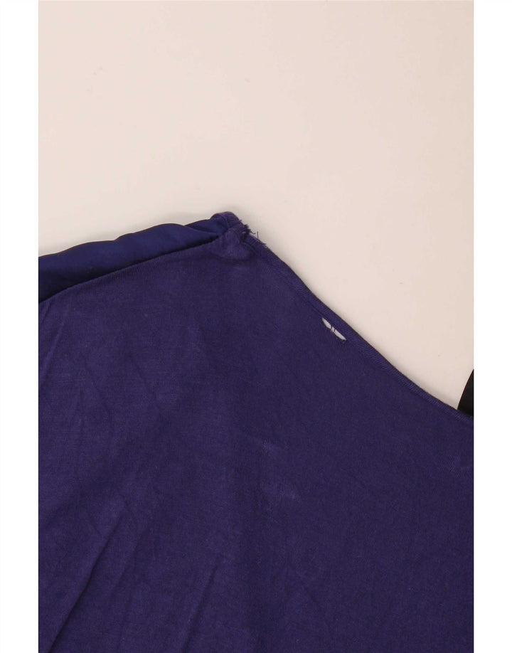 Rochie de bază Benetton pentru femei, cu croială relaxată, UK 14 Medium, bleumarin, viscoză