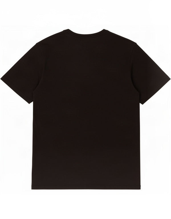 Tricou grafic Champion pentru bărbați Top mare din bumbac negru