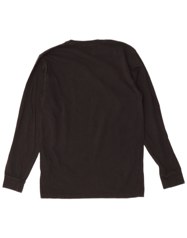 Vans pentru femei Classic Fit Graphic Top cu mânecă lungă UK 10 Small Black Bumbac