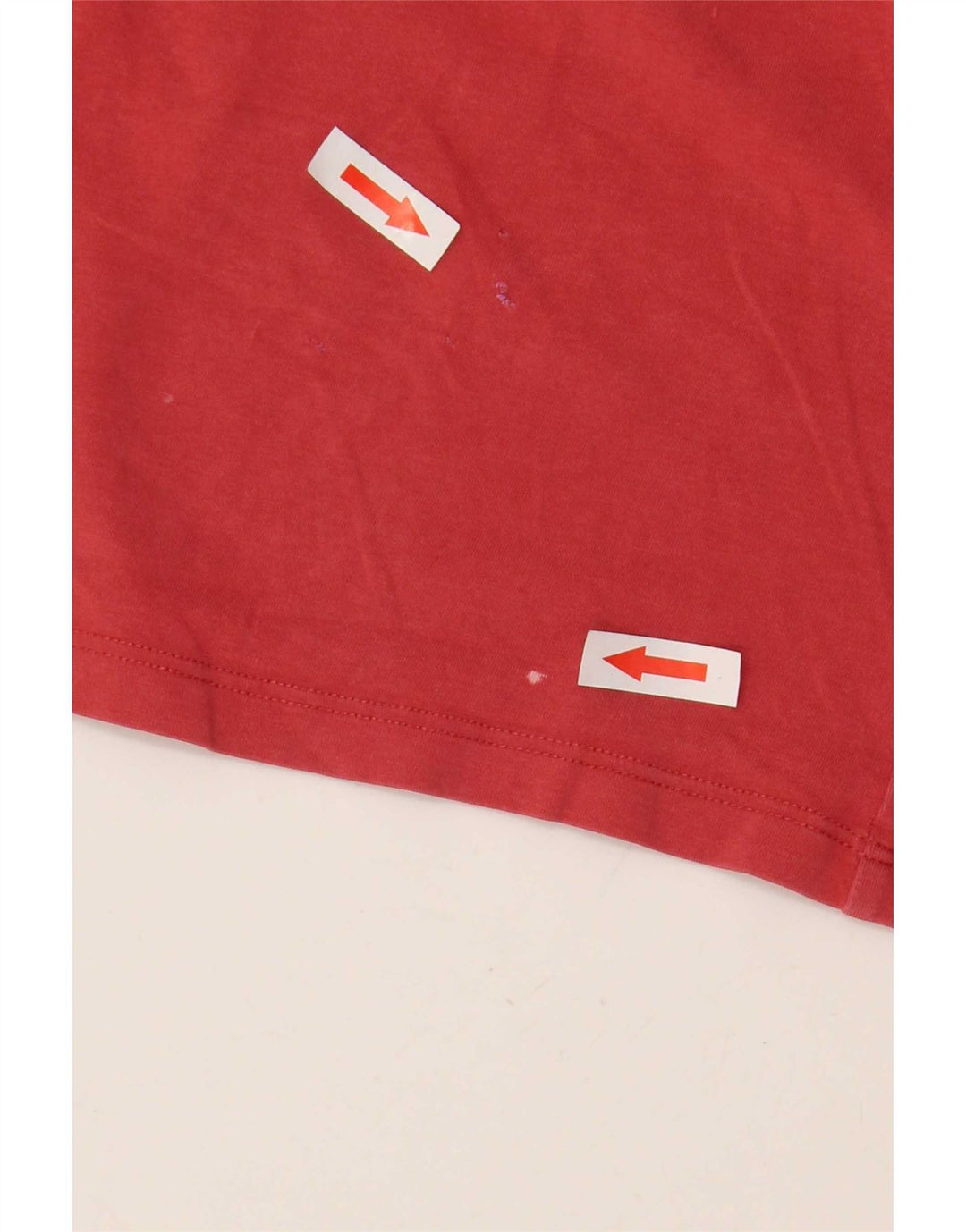 Crop Top fără mâneci pentru femei Max Mara, UK 14, bumbac roșu mare
