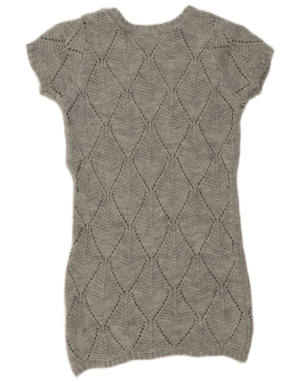 Rochie cu pulover pentru femei Marks & Spencer UK 12 Medium Gri Argyle/Diamond