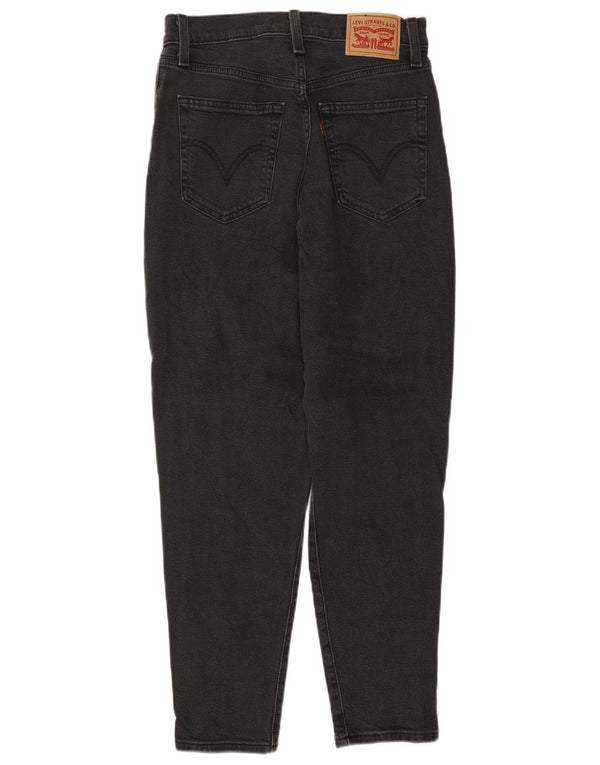 Blugi cu talie înaltă LEVI'S Mom Jean Crop pentru femei W26 L26 bumbac gri