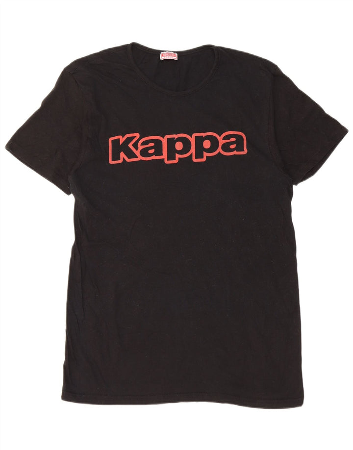 Tricou grafic pentru bărbați Kappa Top mare negru
