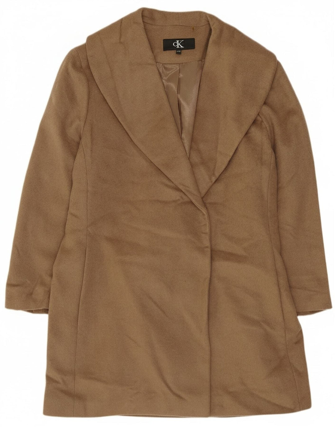 Palton supradimensionat pentru femei Calvin Klein UK 18 XL Lână bej